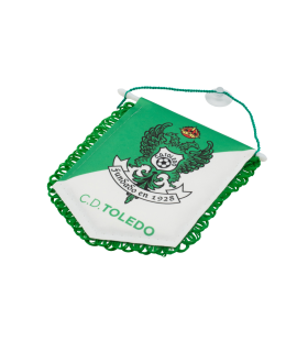 MINI BANDERIN ESCUDO CD TOLEDO PARA COCHE