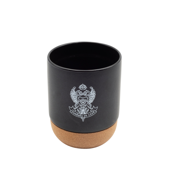 TAZA NEGRA ESCUDO CD TOLEDO