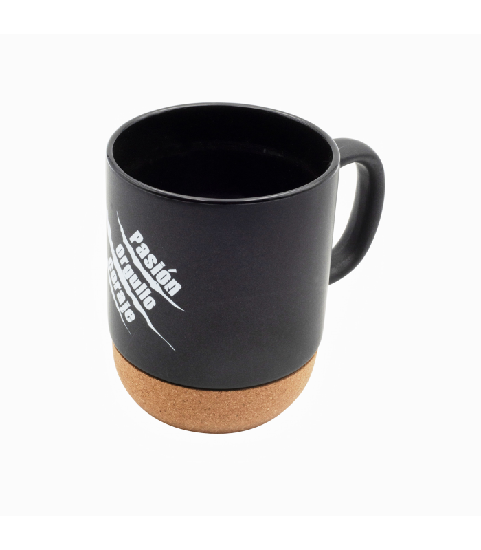 TAZA NEGRA PASION,ORGULLO Y CORAJE