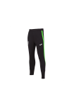 PANTALON LARGO ENTRENAMIENTO 1ER EQUIPO COLOR NEGRO/VERDE FLÚOR