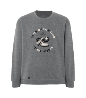 SUDADERA CLÁSICA COLOR GRIS VIGORÉ CLUB DEPORTIVO TOLEDO