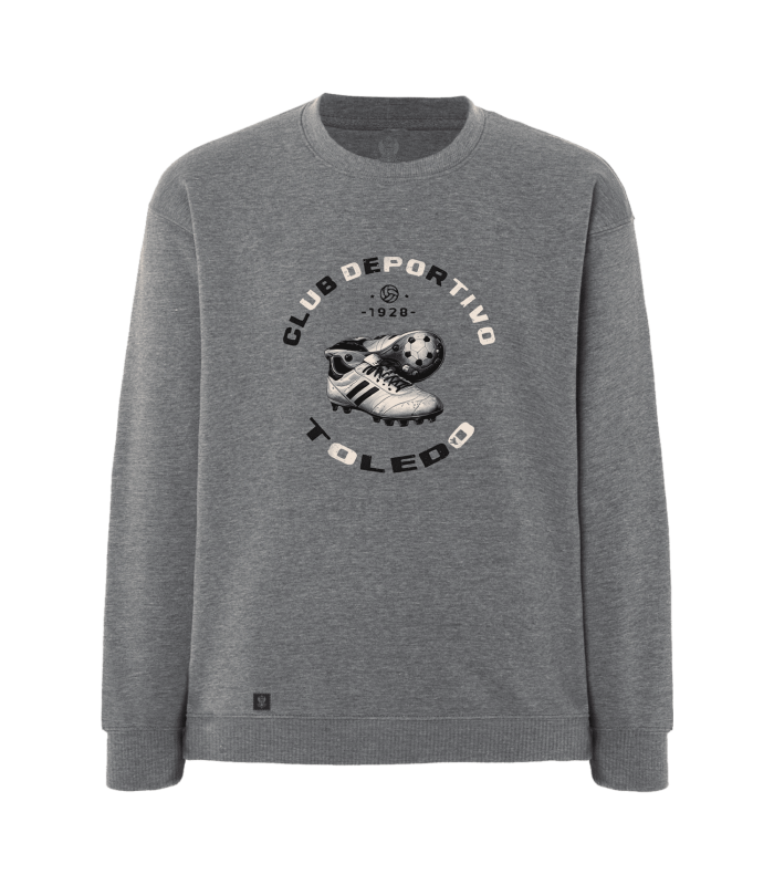 SUDADERA CLÁSICA COLOR GRIS VIGORÉ CLUB DEPORTIVO TOLEDO